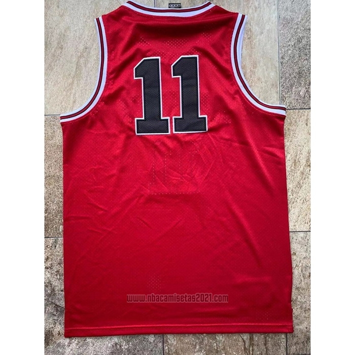 Camiseta Shohoku Rukawa #11 Rojo